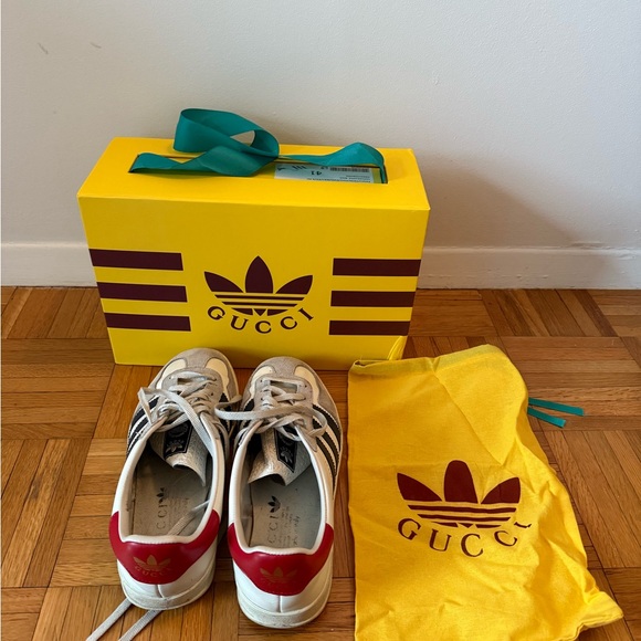 Adidas x Gucci Gazelle Sneakers, size 41 - Picture 3 of 10